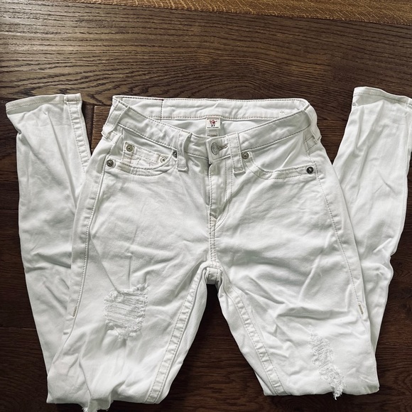 Authentic white distressed skinny jeans - Picture 2 of 4